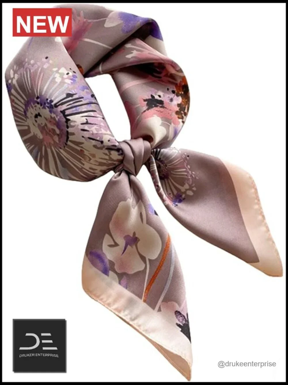 Satin Scarves for Women Square Silk Feeling Head Wrap Bandana 27.5
